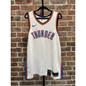 100% Authentic NWT NBA Oklahoma City Thunder Swingman Jersey Size 52 XL, White